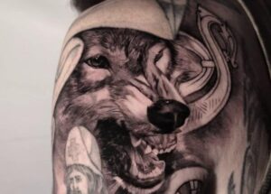 Tatouage loup viking top 50 des meilleurs tattoo loup viking