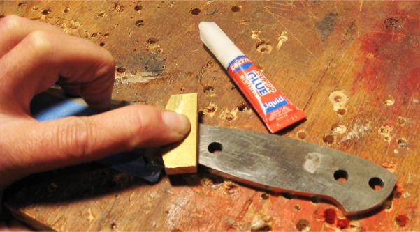 knife handle gluing techniques