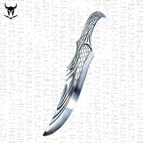 Viking Falcon Eye Knife - 22 CM Stainless Steel Handle