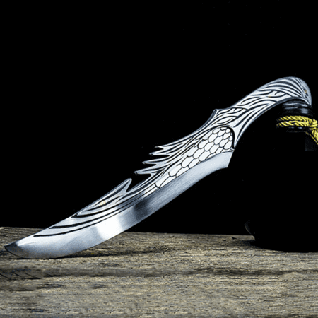 Couteau viking oeil de faucon