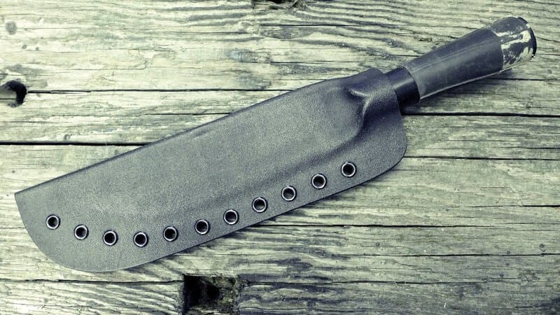 how to make a viking knife sheath